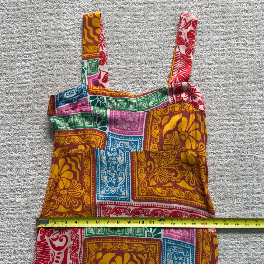 MSK | Multi-Print Long Sundress Sz M - Picture 5 of 8